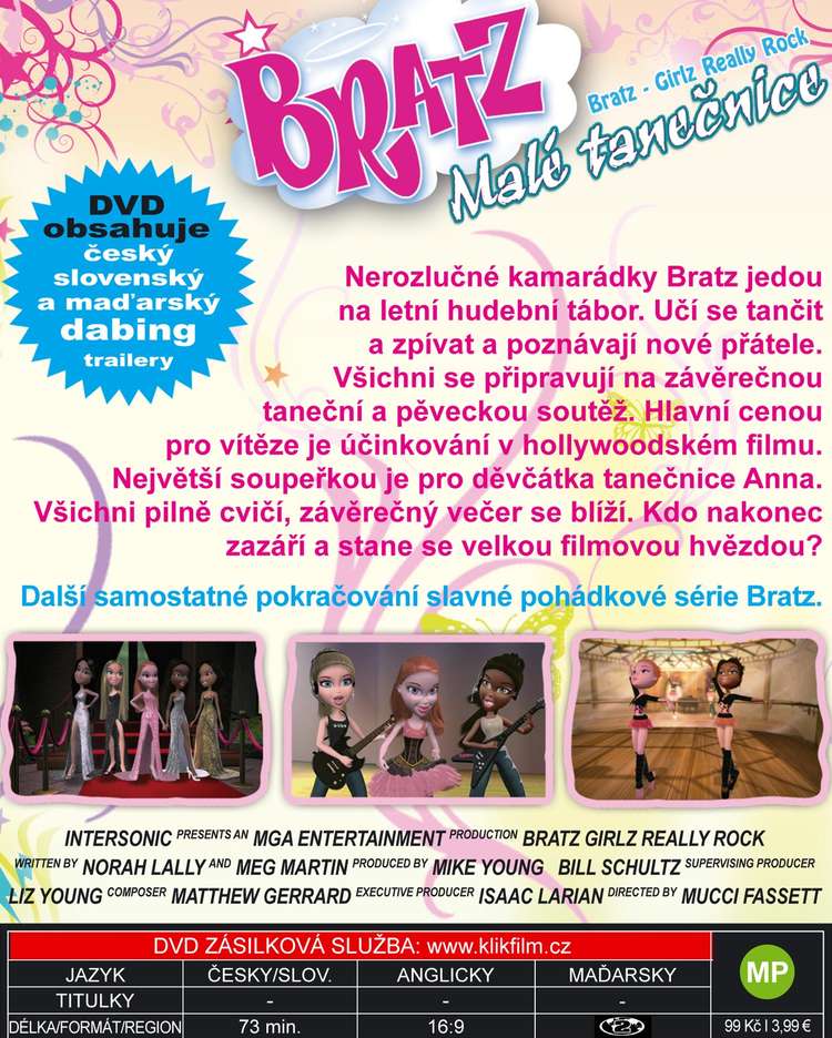 BRATZ Malé tanečnice DVD