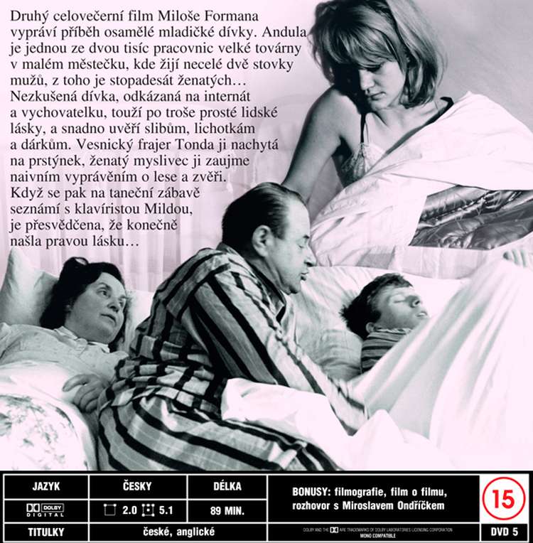 Lásky jedné plavovlásky DVD Lásky jedné plavovlásky DVD