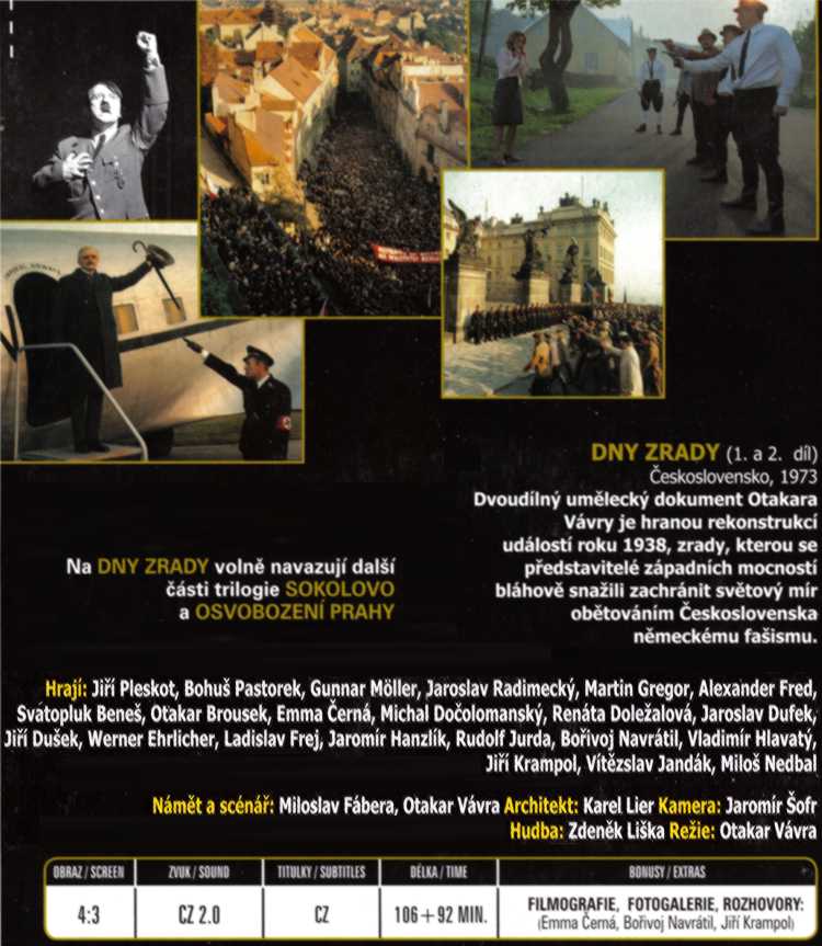DNY ZRADY 1. DVD DNY ZRADY 1. DVD