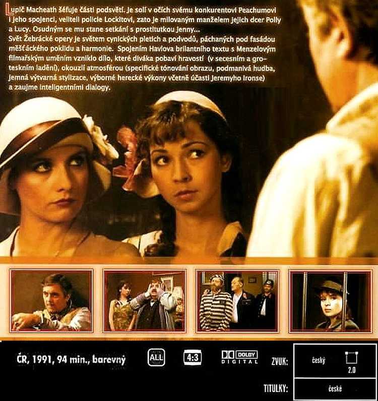 ŽEBRÁCKÁ OPERA dvd ŽEBRÁCKÁ OPERA dvd