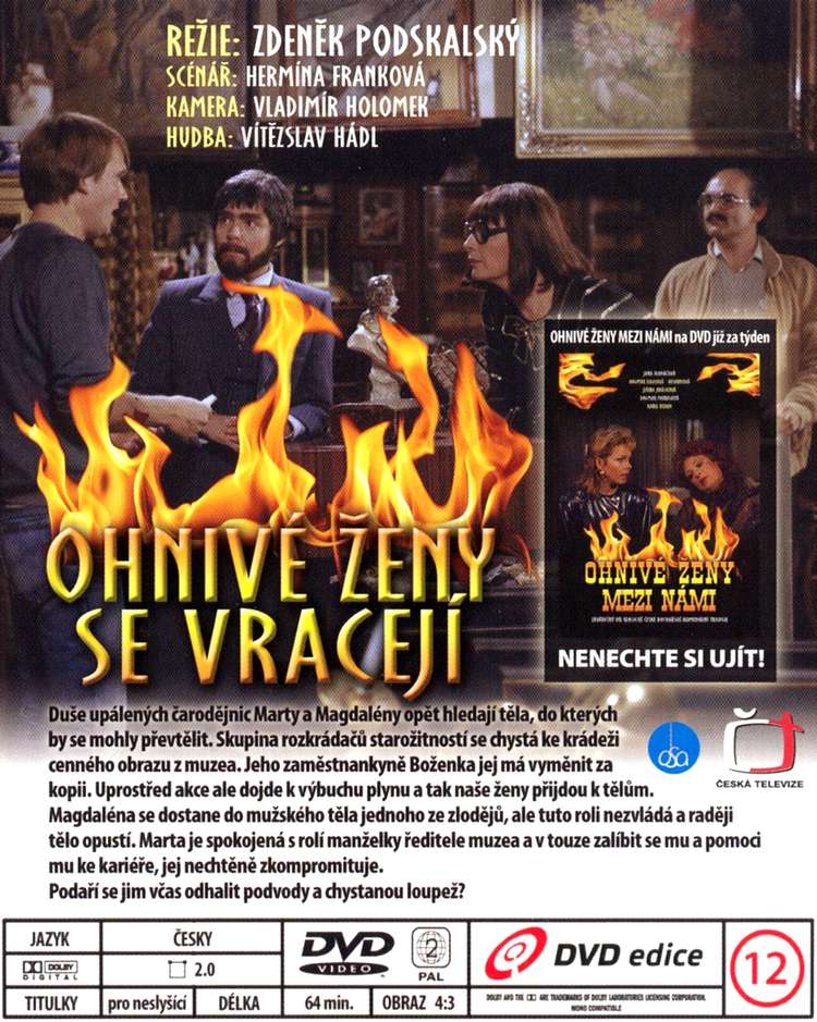 OHNIVÉ ŽENY SE VRACEJÍ dvd OHNIVÉ ŽENY SE VRACEJÍ dvd