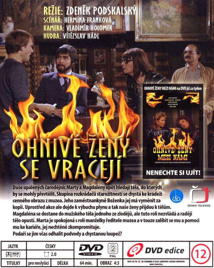 OHNIVÉ ŽENY SE VRACEJÍ dvd