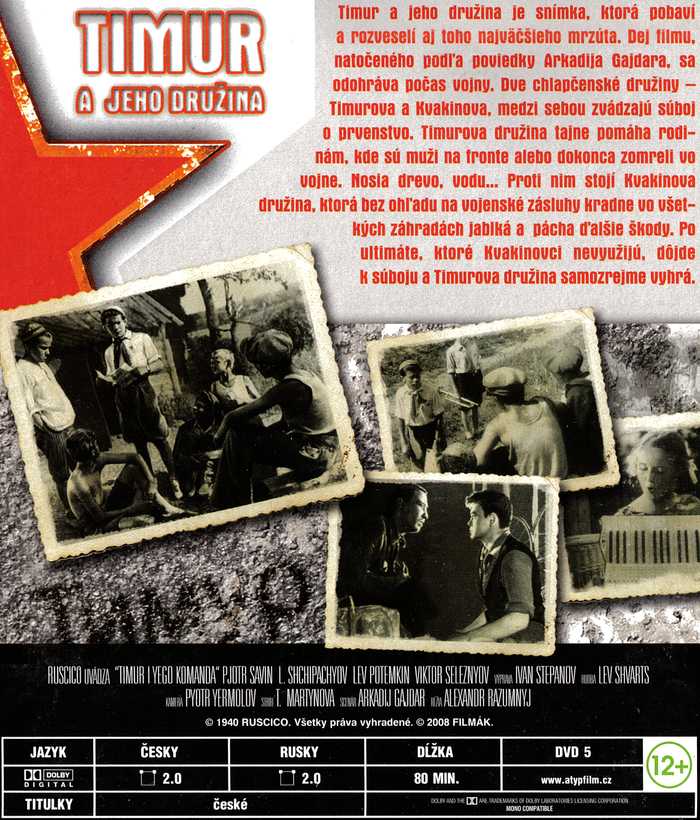 TIMUR A JEHO DRUŽINA dvd