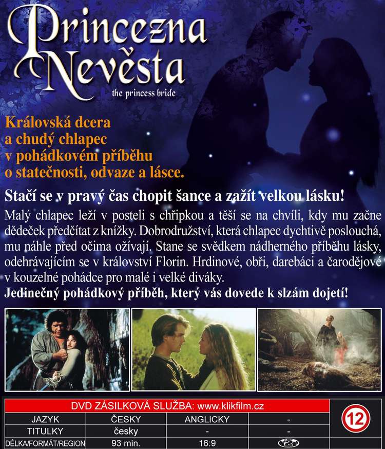 Princezna nevěsta DVD