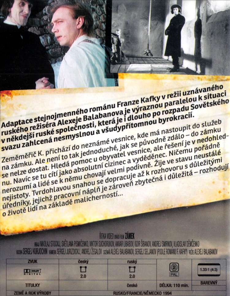 ZÁMEK dvd